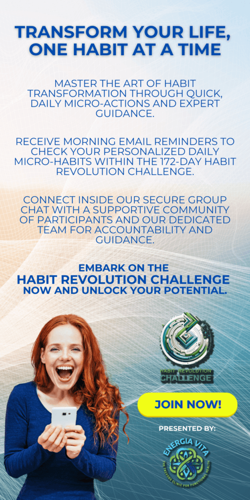 You can absolutely transform your life with the Habit Revolution Challenge by ENERGIA VITA